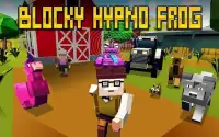 Blocky Hypno Frog Simulator - Hypnotize and Fun! Screen Shot 11