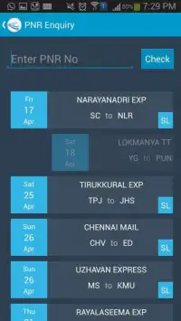 Indian Rail Train Status Screen Shot 36