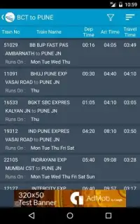 Indian Rail Train Status Screen Shot 22