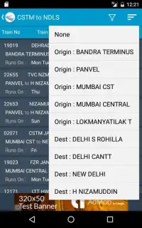 Indian Rail Train Status Screen Shot 3
