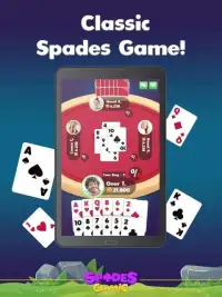 Spades Classic - Online Multiplayer Card Game Screen Shot 7