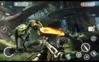 Game berburu dinosaurus 2018 - permainan menembak Screen Shot 2