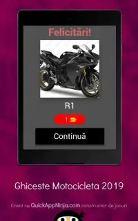 Ghiceste Motocicleta 2019 Screen Shot 5