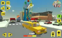 Classic Taxi Driver : Crazy Town Screen Shot 10