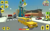 Classic Taxi Driver : Crazy Town Screen Shot 17