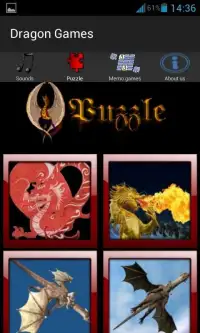 Dragon Games For Kids: Puzzle Screen Shot 1