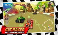 Cat Racer * Hill Car Racing Frenzy Screen Shot 1