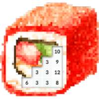 Coloring Sushi Pixel Art Game