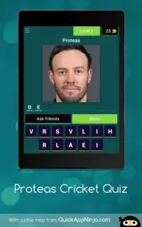 Proteas Cricket Quiz Screen Shot 12
