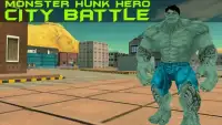 Monster Hunk Hero City Battle Screen Shot 0