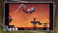 Ninja Games: Stupid Stickman vs Ninja Warrior Screen Shot 10