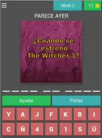 Preguntas The Witcher Screen Shot 10