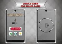 Circle Dash - One Hand Game Play Screen Shot 1