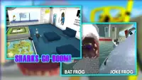 Amazing Frog 3D - SHARKS GO BOOM! Screen Shot 0