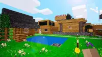 New Crafting & Building Pixel Block World Screen Shot 14