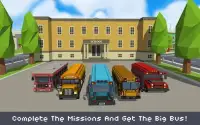 Blocky School Bus Simulator Craft Screen Shot 0