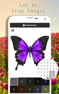 Butterfly Color By Number - Pixel Art Screen Shot 5