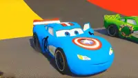 Lightning Car Hill Racing: GT Car Stunts Screen Shot 0