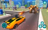 Flying Superhero Car Robot Transform Wars Games Screen Shot 13