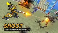 Flying Superhero Car Robot Transform Wars Games Screen Shot 4