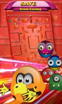 Title:Modern Pac-Pop Maze puzzle–Pellets Eat Party Screen Shot 4