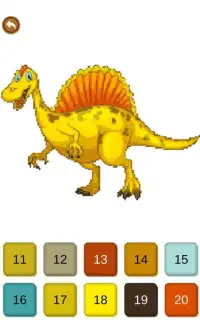 Dinosaurs Pixel Art - Sandbox Coloring Screen Shot 0