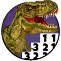Dinosaurs Pixel Art - Sandbox Coloring