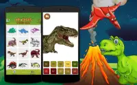 Dinosaurs Pixel Art - Sandbox Coloring Screen Shot 6