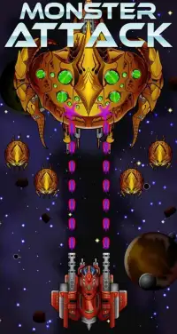 Space Shooter: Monsters Attack Screen Shot 2