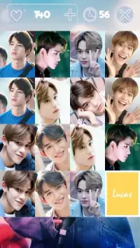 [NCT] LUCAS Matching Game Screen Shot 2