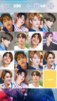 [NCT] LUCAS Matching Game Screen Shot 1