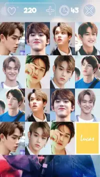 [NCT] LUCAS Matching Game Screen Shot 0