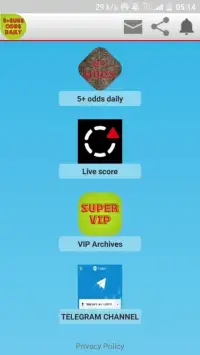 5+Sure odds Daily Screen Shot 1