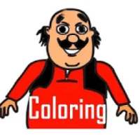Motu Patlu Coloring Game