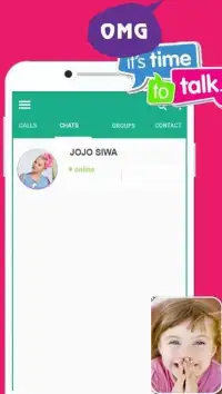 Live Chat With Siwa jojo. Simulation Screen Shot 2