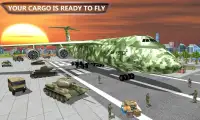 सेना माल विमान शिल्प: सेना ट्रांसपोर्ट खेल Screen Shot 11