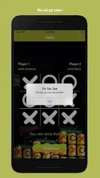 Tictactoe Multiplayer Online XOX Two-Player Game Screen Shot 0