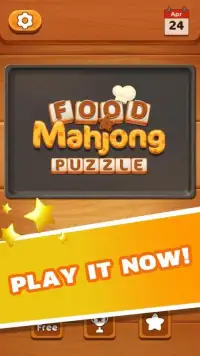Delicious Mahjong: Food Puzzle Challenge Screen Shot 0