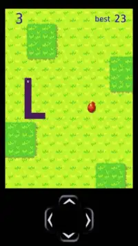 Hungry Worm - Classic Cellphone Retro Snake Screen Shot 2