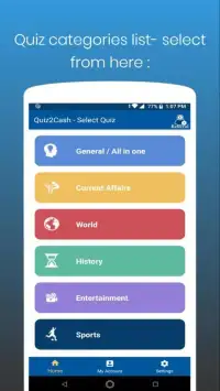 Quiz2Cash - The Learning App, Make Money Screen Shot 6