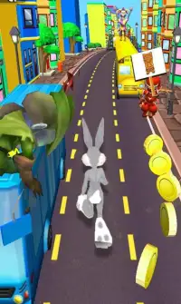 Subway Looney Run - Advanture Bunny Rush Game Screen Shot 3