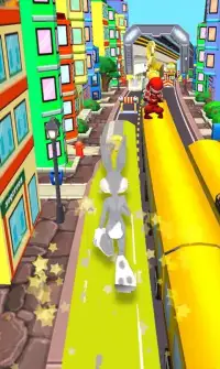 Subway Looney Run - Advanture Bunny Rush Game Screen Shot 2