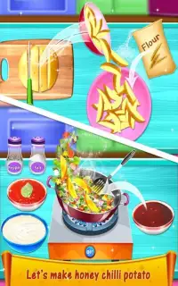 Crispy Fry Potato - Cooking Game Screen Shot 2