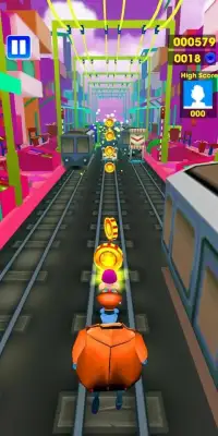 Train surf rush run Screen Shot 5