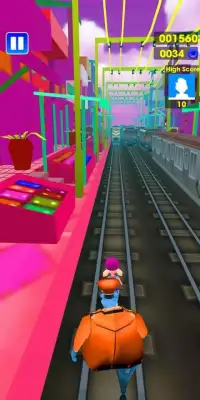 Train surf rush run Screen Shot 0