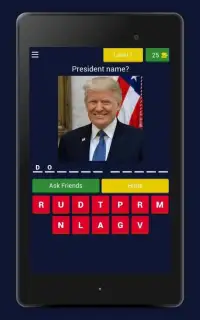 United States Presidents — 45 US presidents — Quiz Screen Shot 4