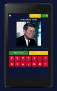 United States Presidents — 45 US presidents — Quiz Screen Shot 1