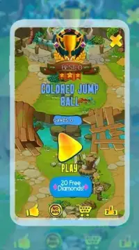Colored Jump Ball Screen Shot 4