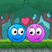 Blue And Pink Ball Lovers Adventure