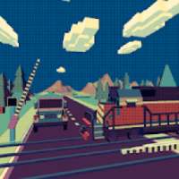 Retro railroad crossing - Ultimate train sim